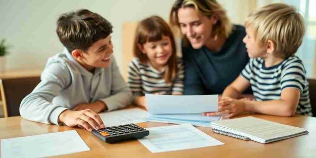 Family budgeting for ABA therapy expenses at home.